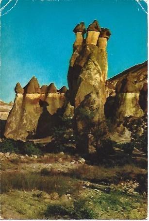 POSTAL L04537:  Chimeneas en Avanos, Turquia