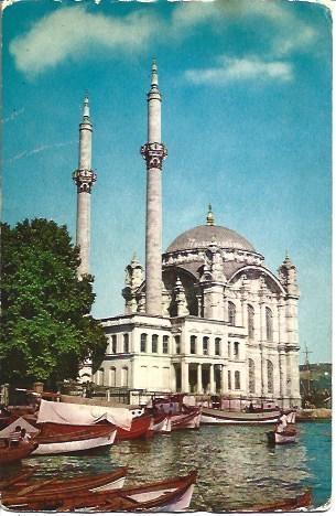 POSTAL L04536: Mezquita de Ortakoy en Estambul