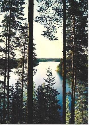 POSTAL L04554: Lago en Punkaharju, Finlandia