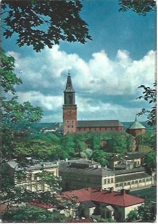 POSTAL L04555: Catedral de Turku - Abo, Finlandia