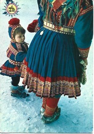 POSTAL L04557: Niño de Laponia, Finlandia