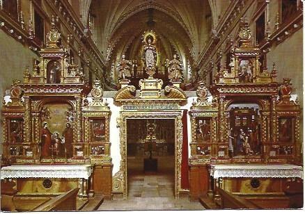 POSTAL L04576: Coro de la Cartuja de Miraflores en Burgos