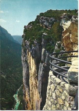 POSTAL L04563: Gorges du Verdon, Francia