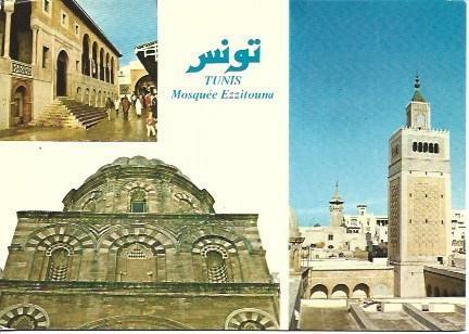 POSTAL L04496: Mezquita Ezzitouna en Tunez
