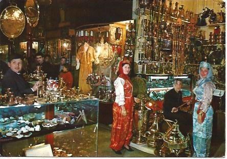 POSTAL L04489: Interior del Gran Bazar de Estambul