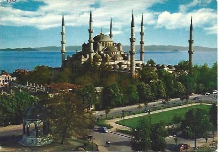 POSTAL L04488: Panoramica de la Mezquita Azul de Estambul