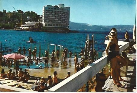 POSTAL L04487: Playa de Tarabya, Turquia