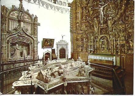 POSTAL L04578: Retablo de la Cartuja de Miraflores en Burgos