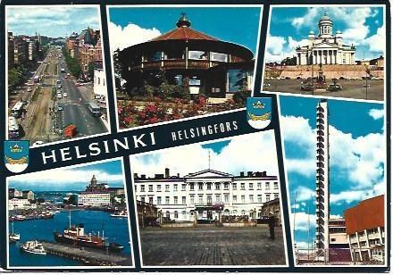 POSTAL L04509: Edificios en Helsinki