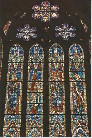 POSTAL L04654: Vidrieras de la Catedral de Leon