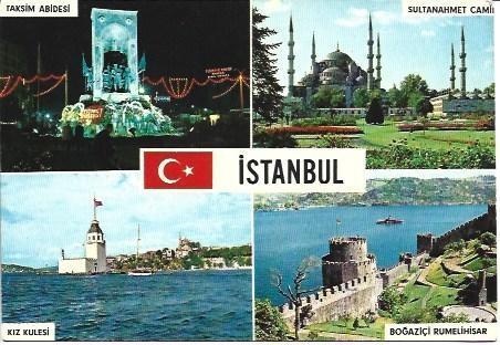 POSTAL L04650 Saludos desde Estambul