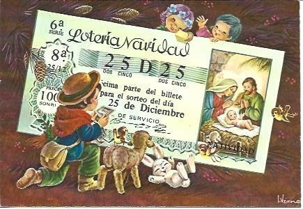 POSTAL L04664: Postal de la Loteria de Navidad