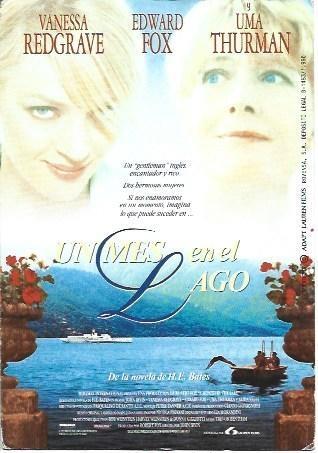 POSTAL L04622: Publicidad del film Un mes en el lago