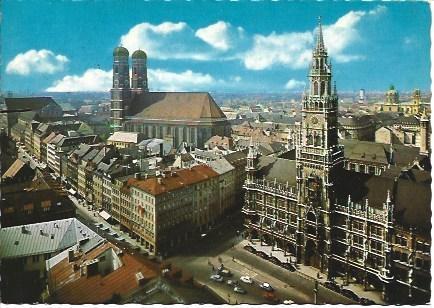 POSTAL L04352: Iglesia de San Pedro en Munich
