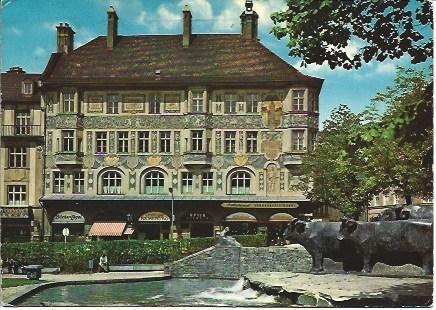 POSTAL L04351: Ruffini Hpuse en Munich