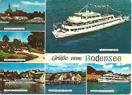 POSTAL L04366: Vistas de Bodensee