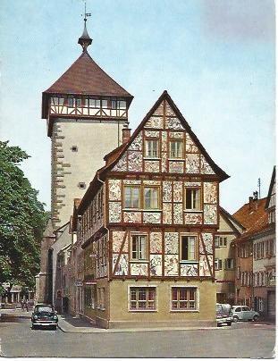 POSTAL L04386: Tubinger Tor en Reutlingen