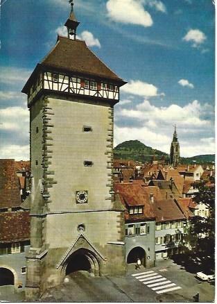 POSTAL L04385: Torre de Reutlingen
