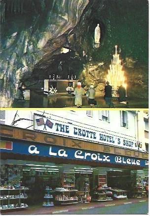 POSTAL L04382: Publicidad de A la Croix Bleue