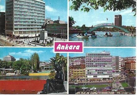 POSTAL L04381: Vistas de Ankara, Turquia