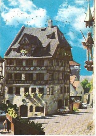 POSTAL L04387: Durerhaus en Nurnberg