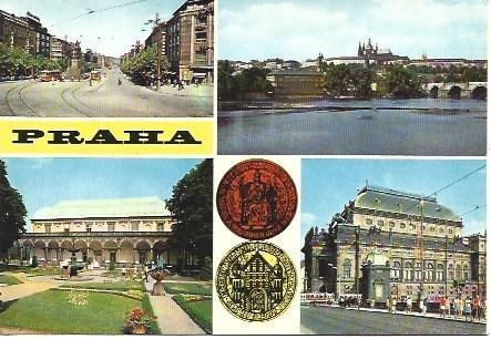 POSTAL L04315: Vistas de Praga