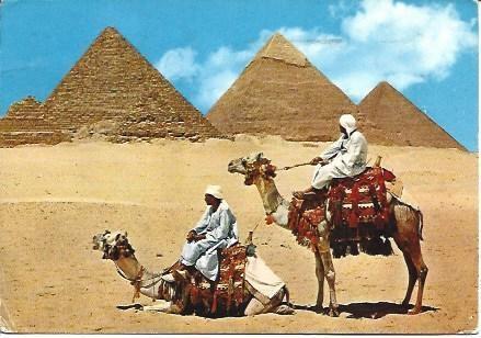 POSTAL L04309: Las piramides de Egipto