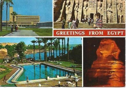 POSTAL L04305: Imágenes de Egipto