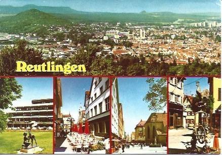 POSTAL L04340: Vistas de Reutlingen