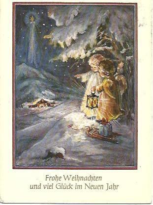 POSTAL L04390: Felicitacion de Navidad en aleman