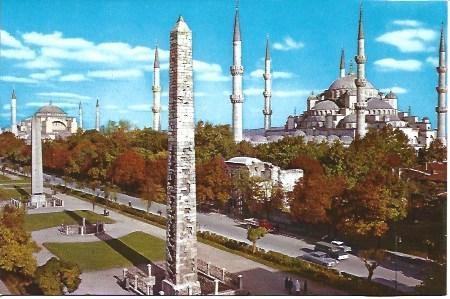 POSTAL L04453: Obelisco en Estambul