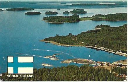 POSTAL L04443: Vista aerea de Suomi, Finlandia