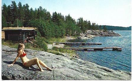 POSTAL L04477: Playa en Suomi, Finlandia