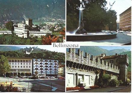 POSTAL L04466: Vistas de Bellinzona