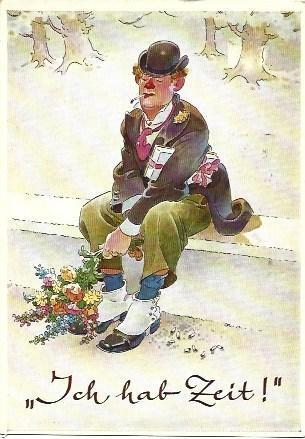 POSTAL L04401: Dibujo de August Lengauer