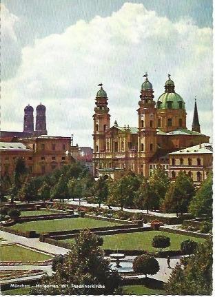 POSTAL L04392: Jardines Reales de Munich
