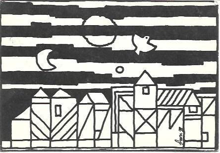 POSTAL L04431: Dibujo por Franc