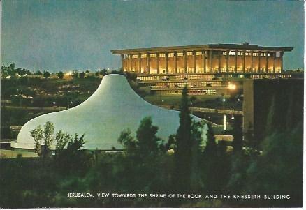 POSTAL L04430: Edificio Knesseth en Jerusalen