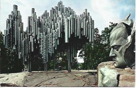 POSTAL L04421: Monumento Sibelius en Helsinki