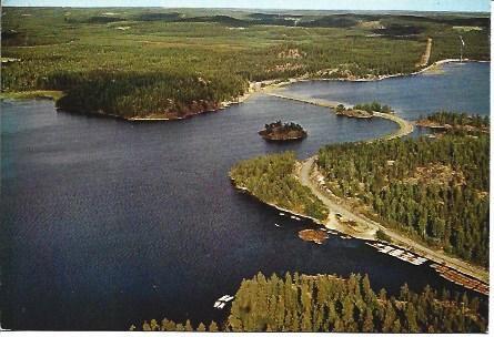 POSTAL L04416: Vista aerea de Suomi, Finlandia