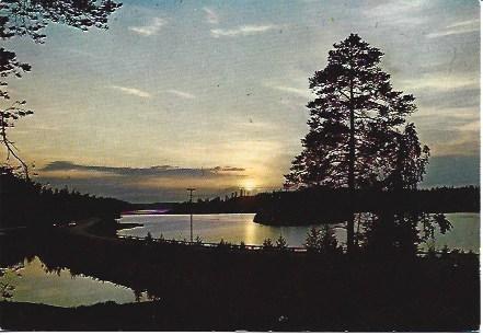 POSTAL L04415: Atardecer en Suomi, Finlandia