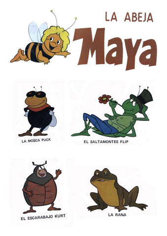 Poster DIN 4 numero 0794: La Abeja Maya, modelo 1