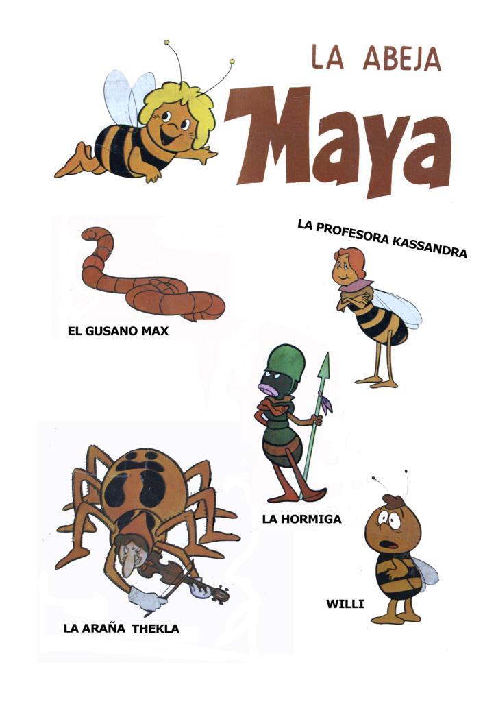 Poster DIN 4 numero 0795: La Abeja Maya, modelo 2