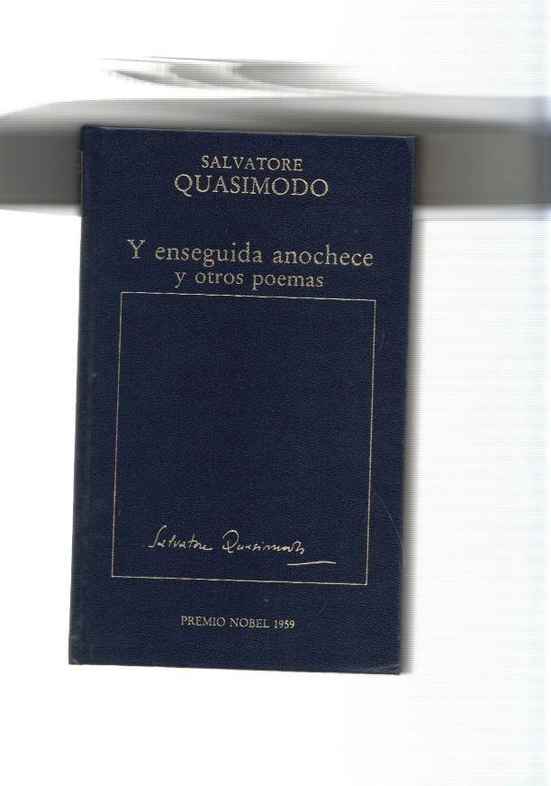 Y enseguida anochece y otros poemas