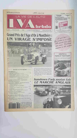 Revista, Magazine: La Vie de l'Auto LVA Hebdo num 614, juillet 1993 - Grand Prix de l'Age d'Or à Montlhéry
