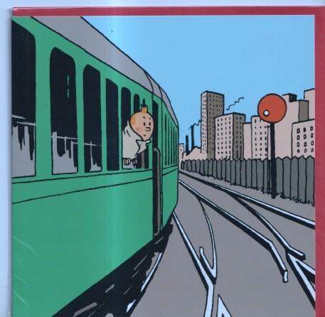 Tintin: Postal TRENES modelo 6