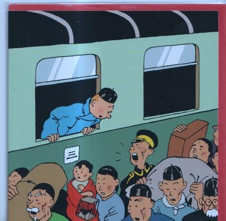 Tintin: Postal TRENES modelo 7