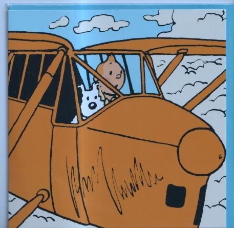 Tintin: Postal AVIONES modelo 1