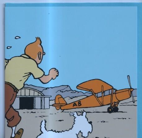 Tintin: Postal AVIONES modelo 2
