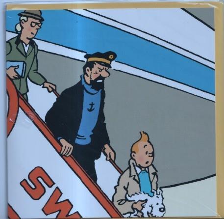 Tintin: Postal AVIONES modelo 5